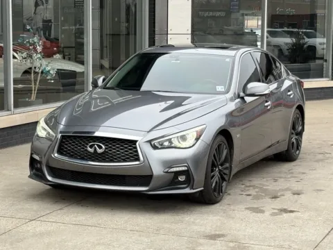 Gray 2018 INFINITI Q50 Sport for sale in Indianapolis, IN
