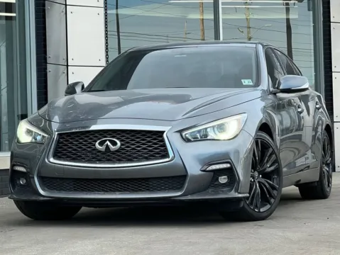 Gray 2018 INFINITI Q50 Sport for sale in Indianapolis, IN