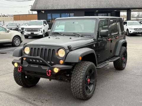 Black 2017 Jeep Wrangler Unlimited Sport for sale in Indianapolis, IN