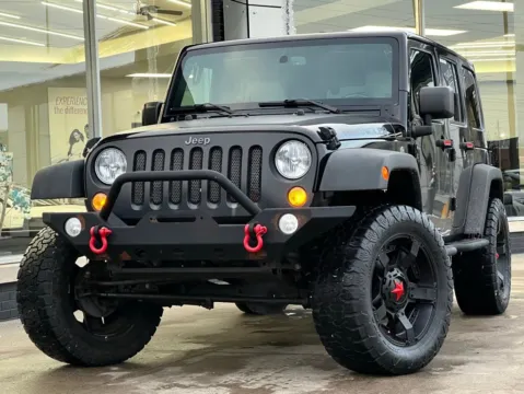 Black 2017 Jeep Wrangler Unlimited Sport for sale in Indianapolis, IN