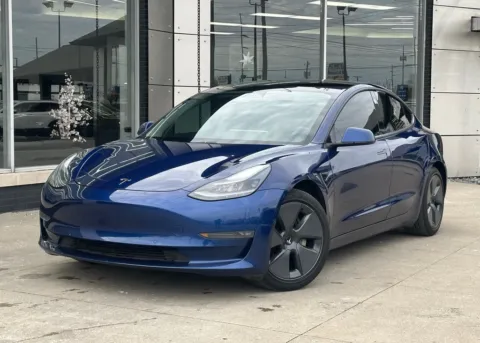 Blue 2021 Tesla Model 3 Long Range for sale in Indianapolis, IN