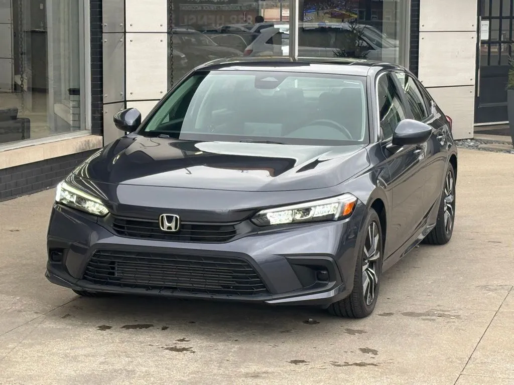 Gray 2022 Honda Civic EX for sale in Indianapolis, IN