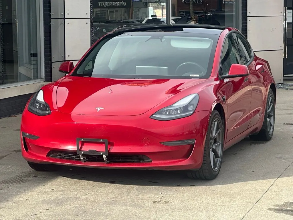 Red 2021 Tesla Model 3 Long Range for sale in Indianapolis, IN