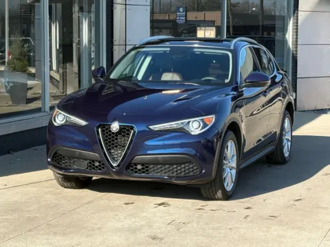 Blue 2018 Alfa Romeo Stelvio Ti for sale in Indianapolis, IN