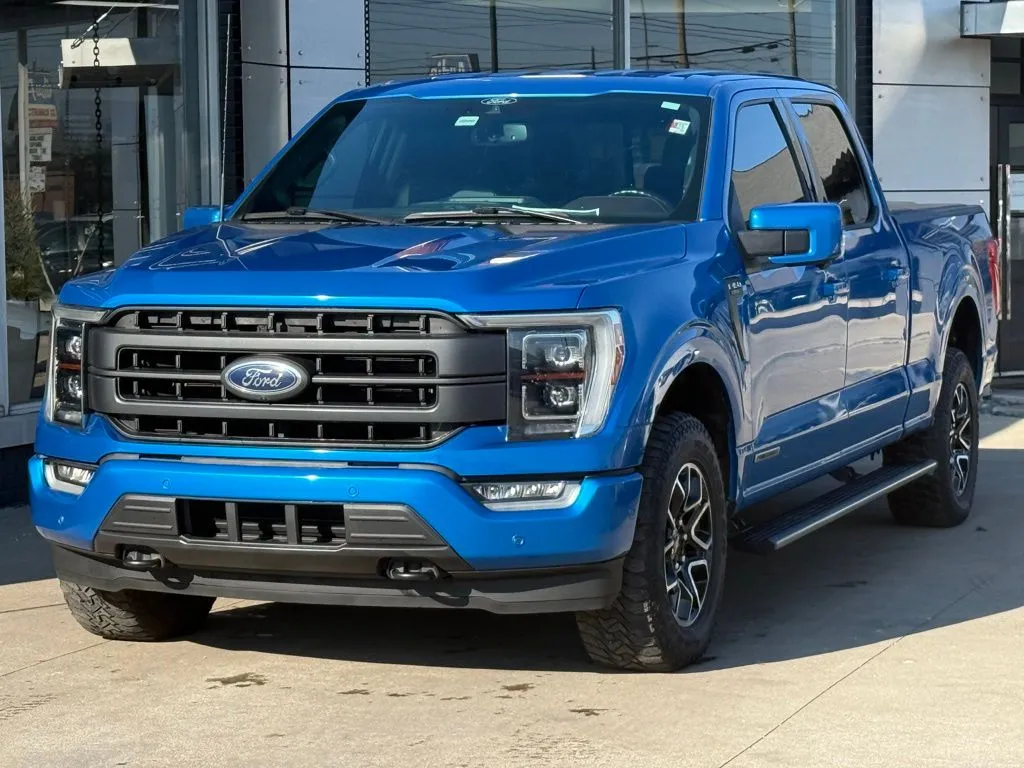 Blue 2021 Ford F-150 Lariat for sale in Indianapolis, IN