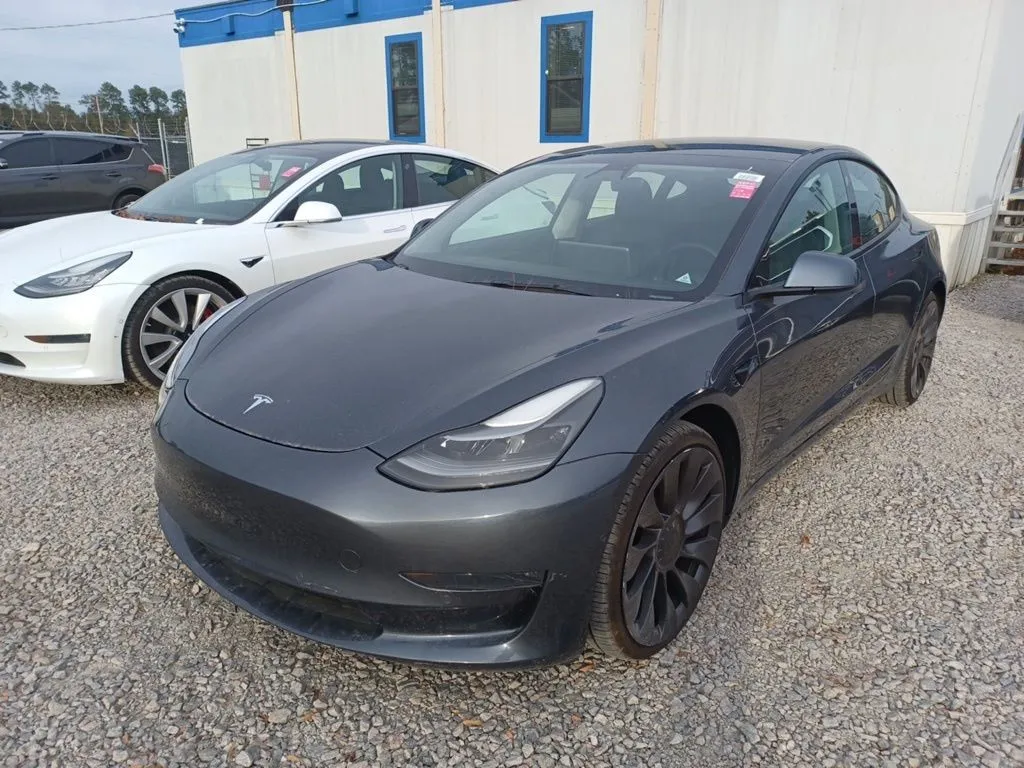 Gray 2022 Tesla Model 3 Performance for sale in Indianapolis, IN