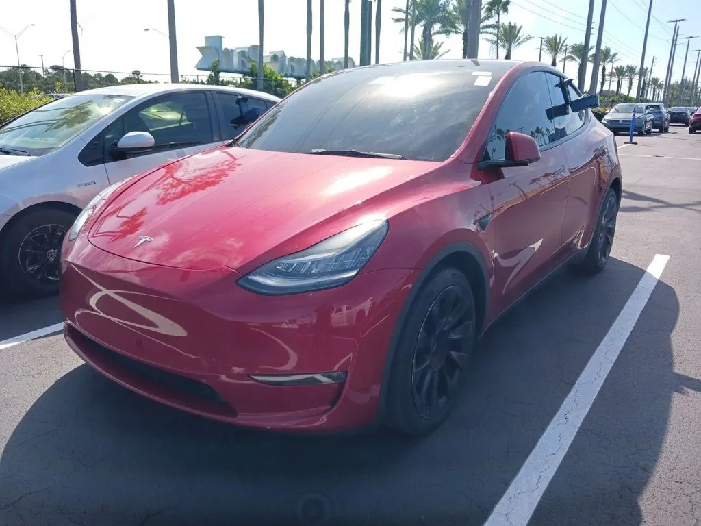 Red 2022 Tesla Model Y Long Range for sale in Indianapolis, IN
