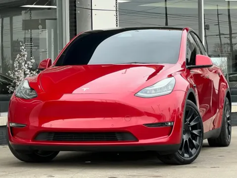 Red 2022 Tesla Model Y Long Range for sale in Indianapolis, IN