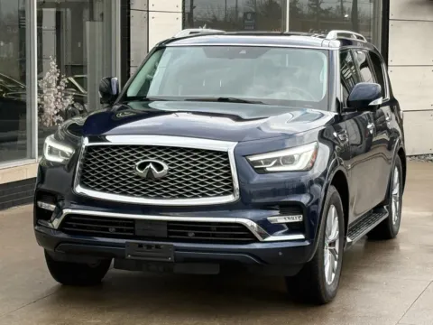 Blue 2018 INFINITI QX80 for sale in Indianapolis, IN