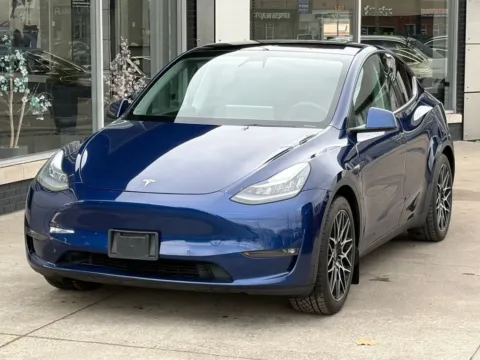 Blue 2021 Tesla Model Y Long Range for sale in Indianapolis, IN