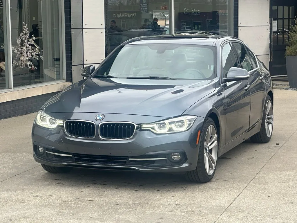 Gray 2017 BMW 3 Series 330i for sale in Indianapolis, IN