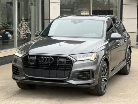 Gray 2021 Audi Q7 55 Prestige for sale in Indianapolis, IN