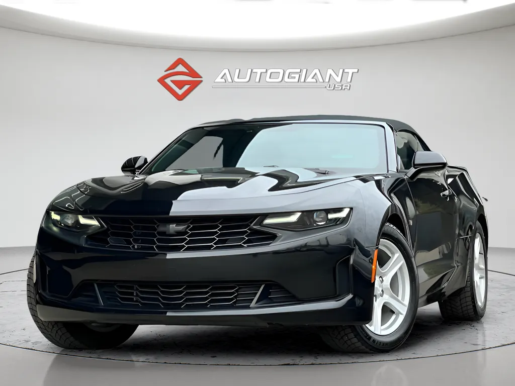 Black 2022 Chevrolet Camaro 1LT for sale in Indianapolis, IN