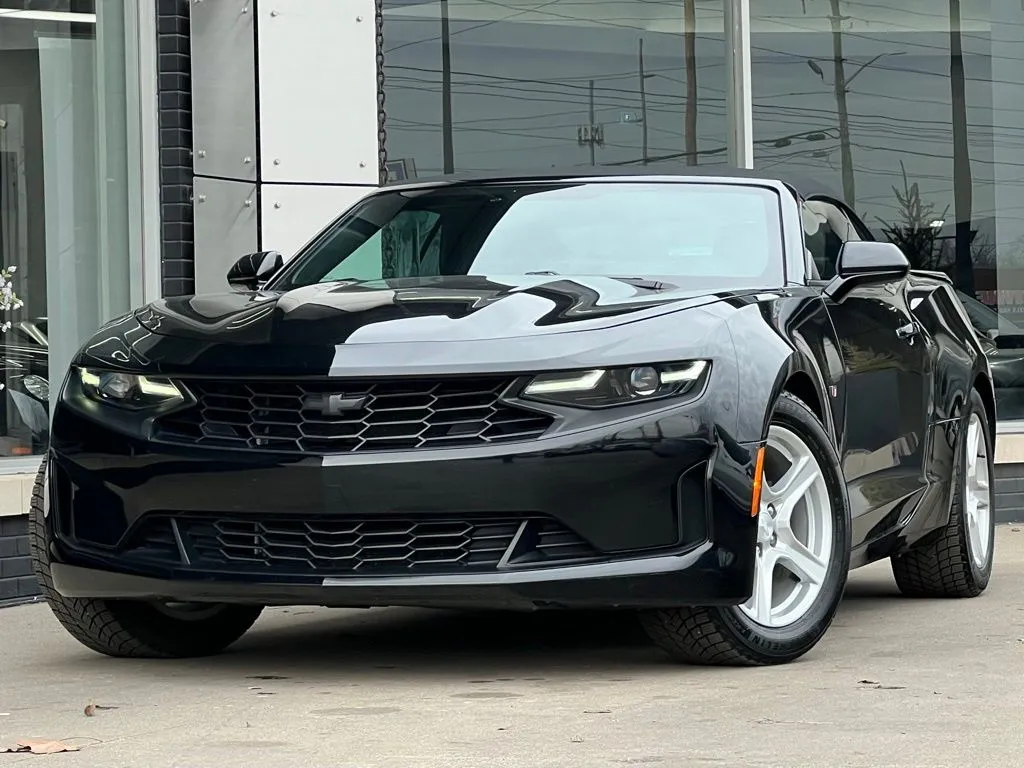 Black 2022 Chevrolet Camaro 1LT for sale in Indianapolis, IN
