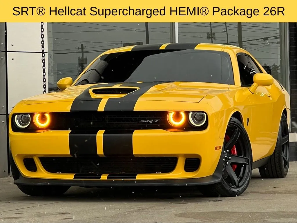 Yellow 2017 Dodge Challenger SRT Hellcat for sale in Indianapolis, IN