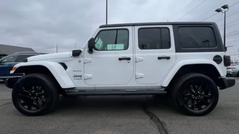 Another view of 2021 Jeep Wrangler Unlimited Sahara 4xe for sale in Indianapolis, IN at AutoGiant USA Indianapolis
