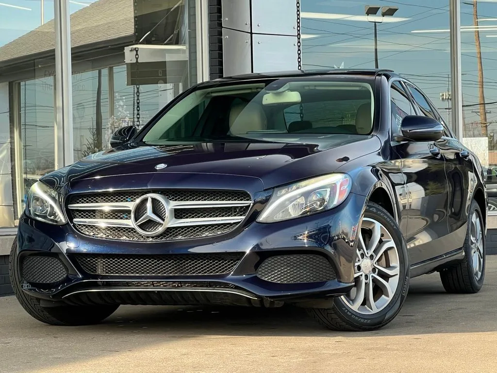 Blue 2016 Mercedes-Benz C-Class C 300 for sale in Indianapolis, IN