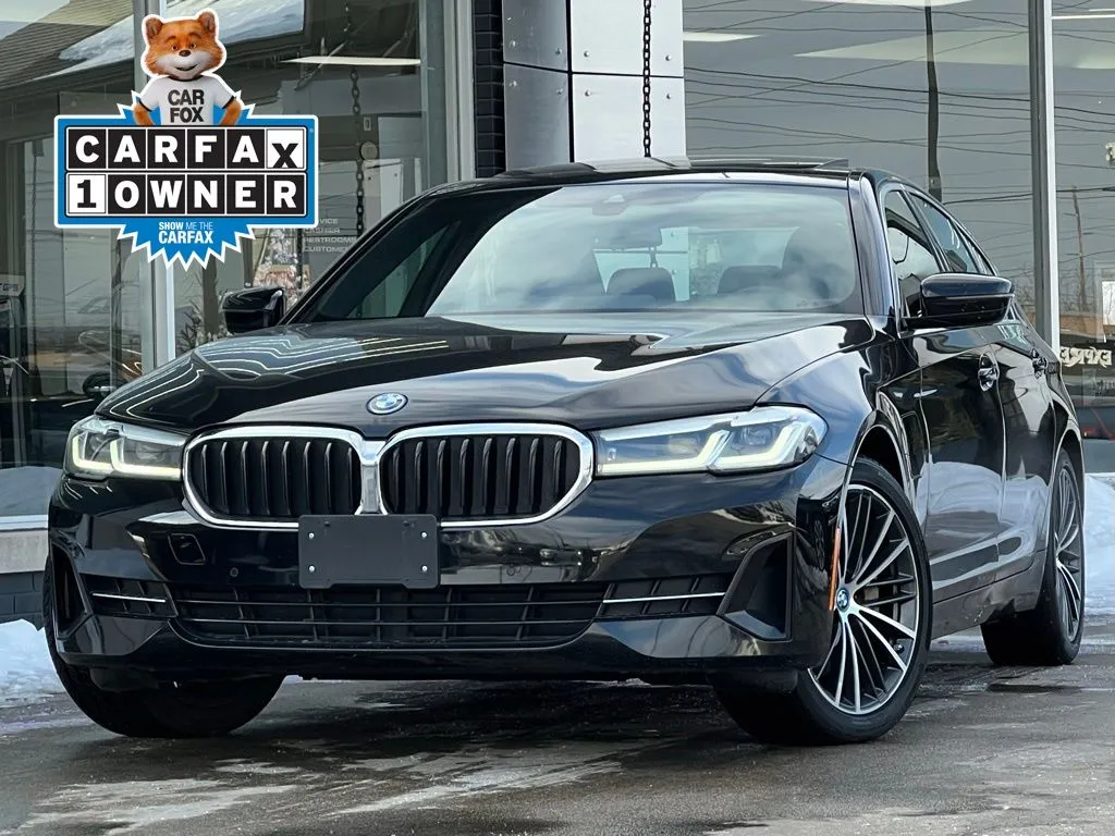 Black 2023 BMW 5 Series 530e iPerformance for sale in Indianapolis, IN