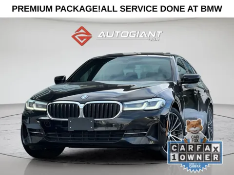 Black 2023 BMW 5 Series 530e iPerformance for sale in Indianapolis, IN