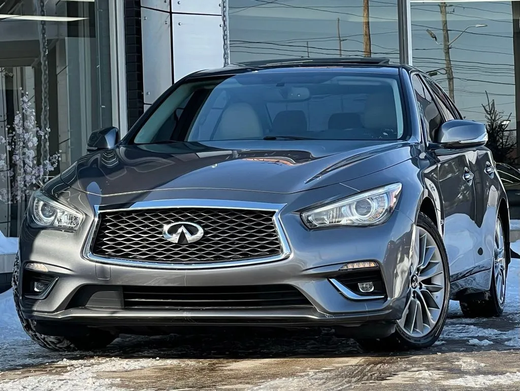 Gray 2020 INFINITI Q50 3.0t LUXE for sale in Indianapolis, IN