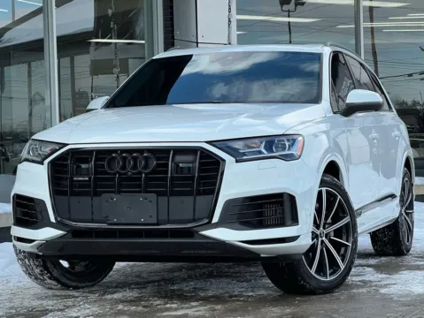 White 2021 Audi Q7 55 Premium Plus for sale in Indianapolis, IN