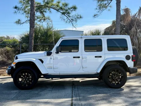 Photos of 2022 Jeep Wrangler Unlimited Sahara 4xe for sale in Indianapolis, IN at AutoGiant USA Indianapolis