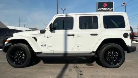 Another view of 2022 Jeep Wrangler Unlimited Sahara 4xe for sale in Indianapolis, IN at AutoGiant USA Indianapolis