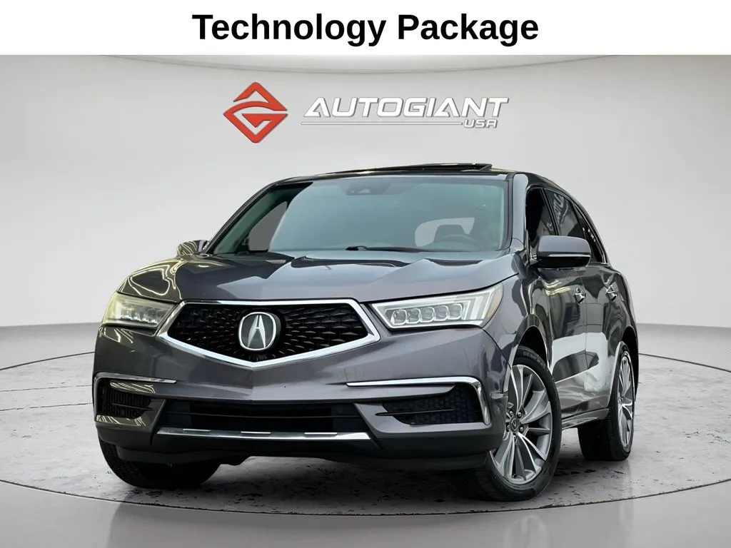 Gray 2017 Acura MDX 3.5L for sale in Indianapolis, IN