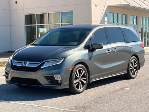 Beige 2018 Honda Odyssey Elite for sale in Indianapolis, IN