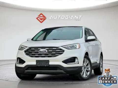 White 2019 Ford Edge Titanium for sale in Indianapolis, IN