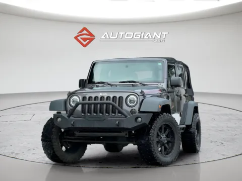 Gray 2016 Jeep Wrangler Unlimited Sport for sale in Indianapolis, IN