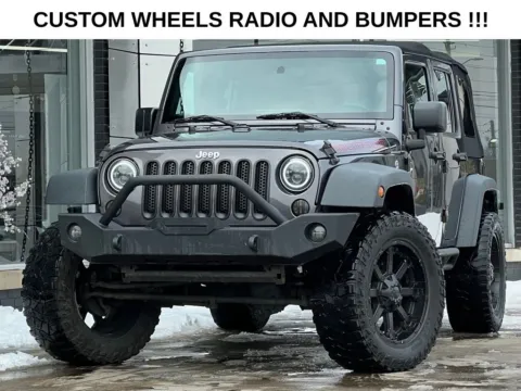 Gray 2016 Jeep Wrangler Unlimited Sport for sale in Indianapolis, IN