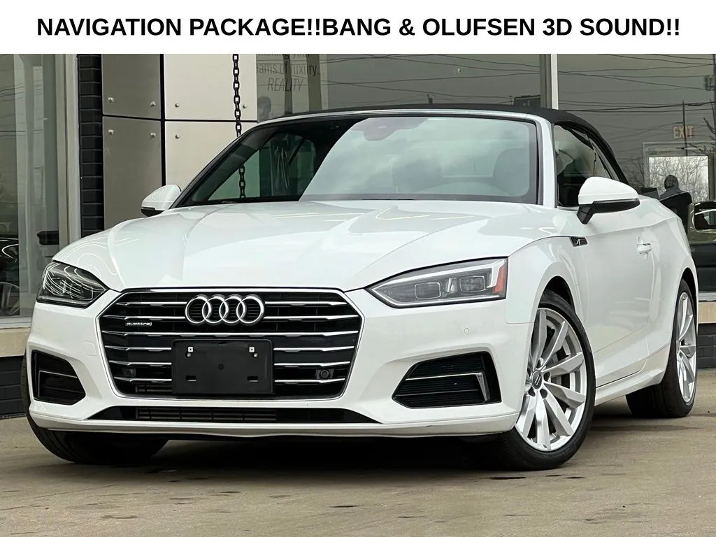 White 2018 Audi A5 2.0T Premium Plus for sale in Indianapolis, IN