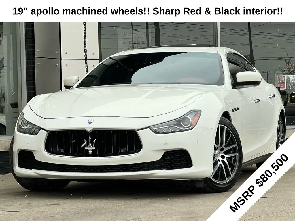 White 2015 Maserati Ghibli S Q4 for sale in Indianapolis, IN