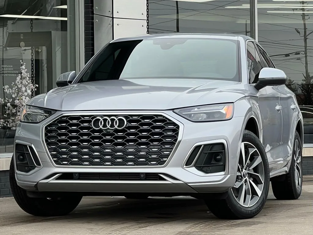 Gray 2022 Audi Q5 Sportback 45 S line Premium for sale in Indianapolis, IN