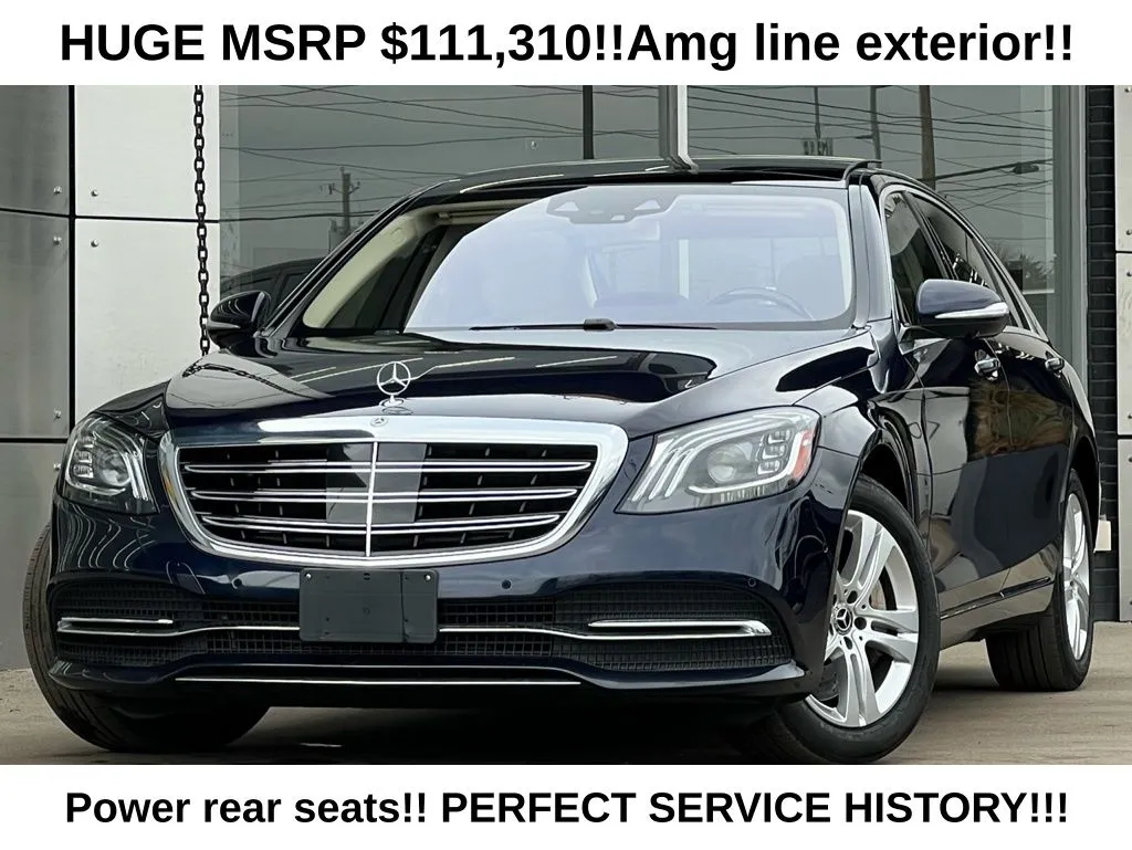 Blue 2018 Mercedes-Benz S-Class S 560 for sale in Indianapolis, IN