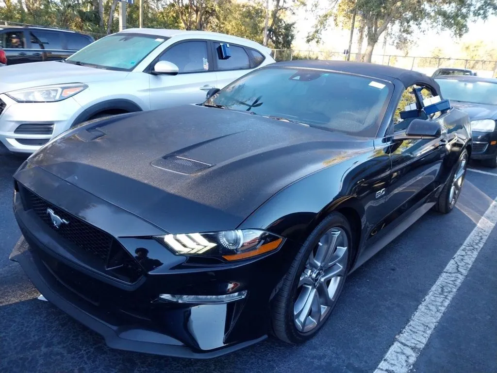 Black 2021 Ford Mustang GT Premium for sale in Indianapolis, IN