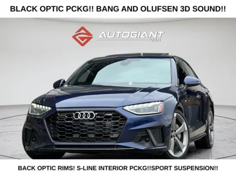 Blue 2021 Audi A4 45 S line Premium Plus for sale in Indianapolis, IN