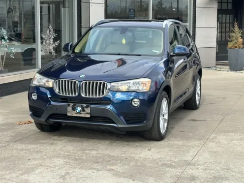 Blue 2016 BMW X3 xDrive28i for sale in Indianapolis, IN