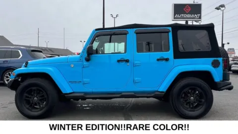 Another view of 2017 Jeep Wrangler Unlimited Sahara for sale in Indianapolis, IN at AutoGiant USA Indianapolis