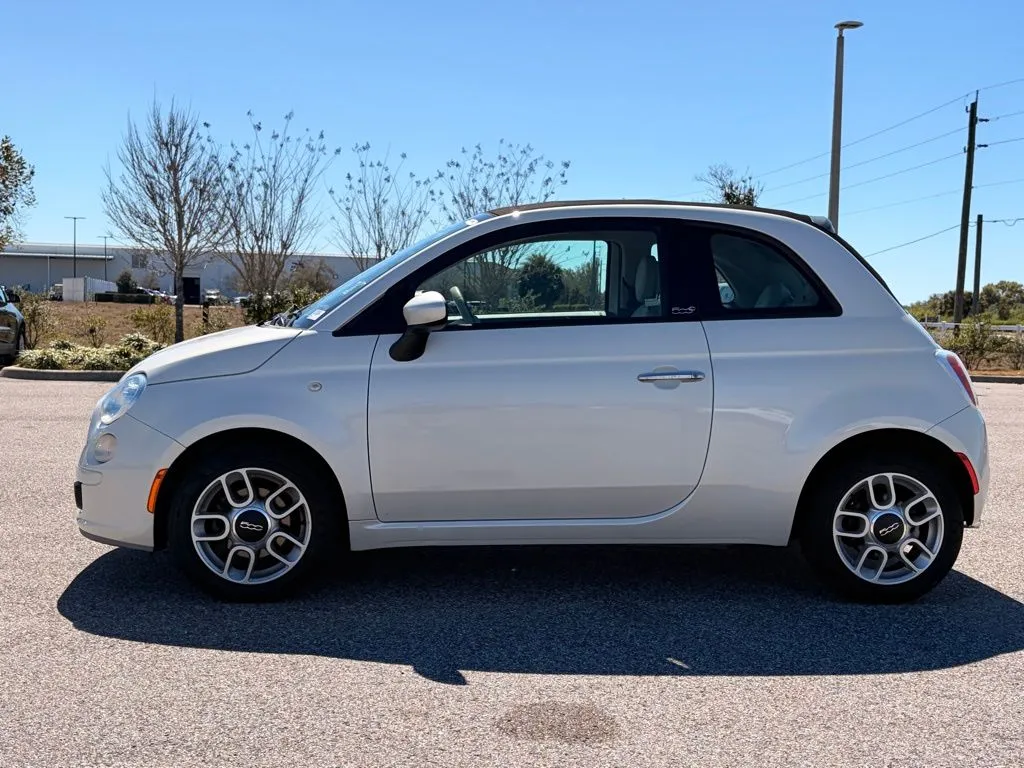 White 2014 Fiat 500c Pop for sale in Indianapolis, IN