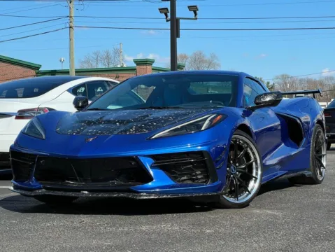 Blue 2021 Chevrolet Corvette Stingray for sale in Indianapolis, IN