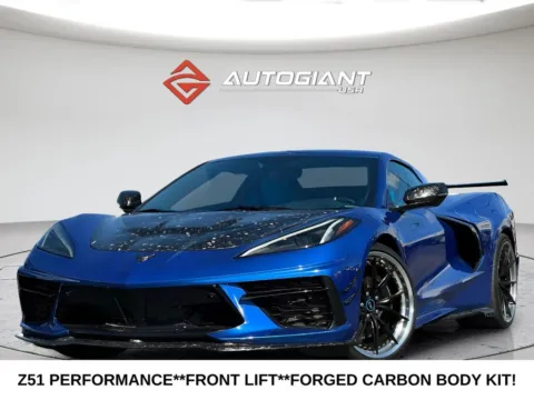 Blue 2021 Chevrolet Corvette Stingray for sale in Indianapolis, IN