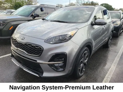 Gray 2021 Kia Sportage SX for sale in Indianapolis, IN