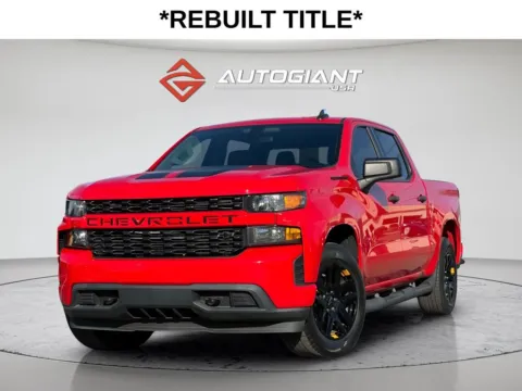 Red 2021 Chevrolet Silverado 1500 Custom for sale in Indianapolis, IN