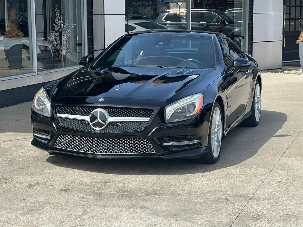 Black 2014 Mercedes-Benz SL-Class SL 550 for sale in Indianapolis, IN