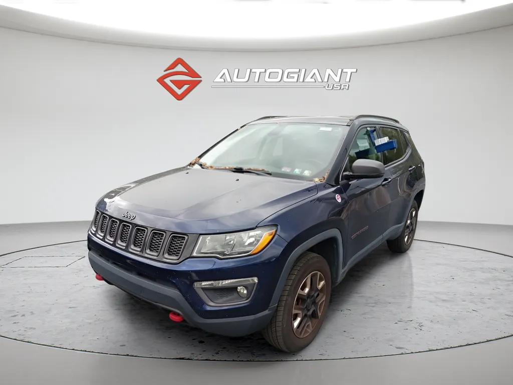 Blue 2018 Jeep Compass Trailhawk for sale in Indianapolis, IN
