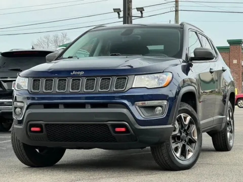 Blue 2018 Jeep Compass Trailhawk for sale in Indianapolis, IN