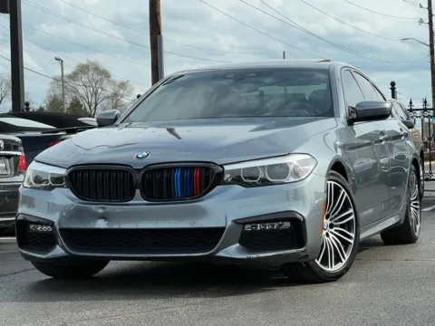 Gray 2018 BMW 5 Series 530i for sale in Indianapolis, IN