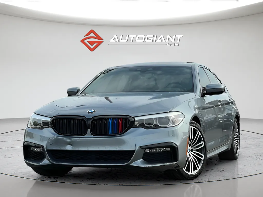 Gray 2018 BMW 5 Series 530i for sale in Indianapolis, IN